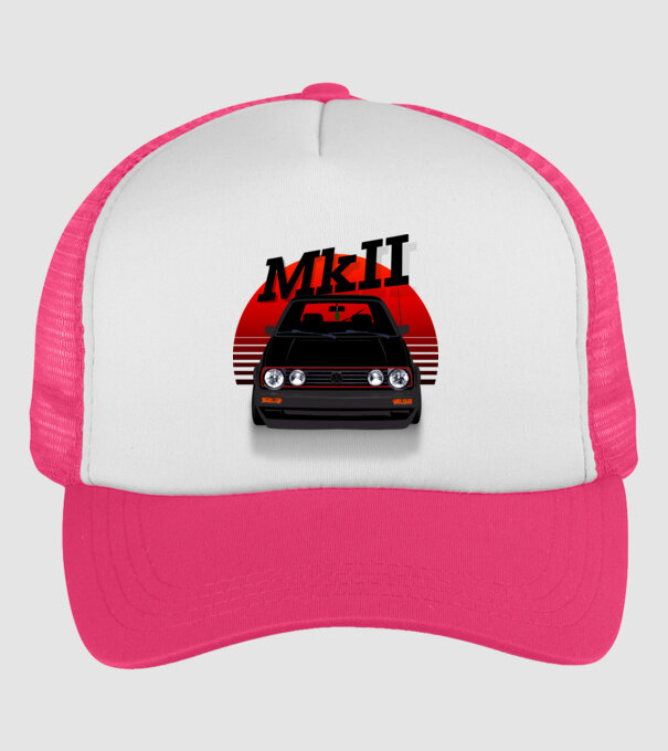  minta neonpink pólón