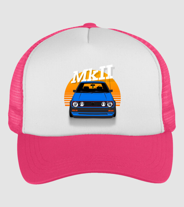  minta neonpink pólón